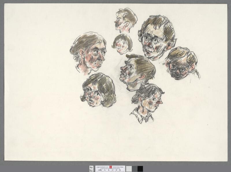 Eight studies of heads