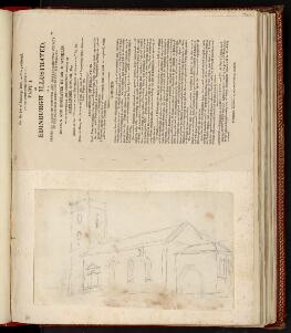 p. 394/1 (Pamphlet and sketch of church)
