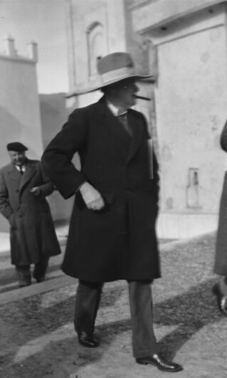 Winston Churchill yn Marrakesh