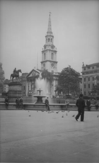 St Martin-in-the-Fields photographed from Trafalgar Square.
