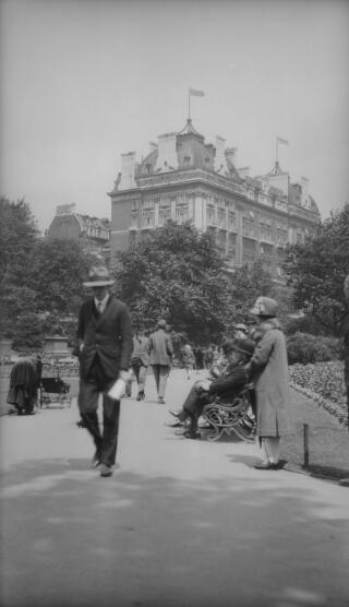 Exterior of the now demolished Hotel Cecil, which stood between The Strand and The Embankment.