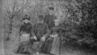 David Lloyd George ag aelodau o'r teulu