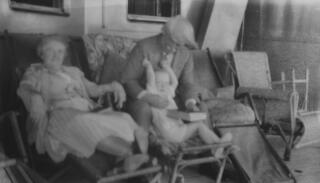 David a Margaret Lloyd George ar fwrdd llong