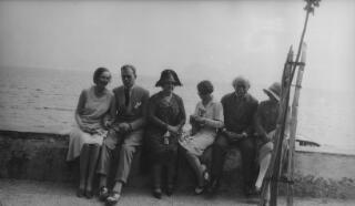 Teulu Lloyd George a Mrs Sylvester
