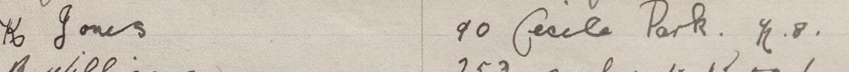 Image of K Jones's signature and address in the petition