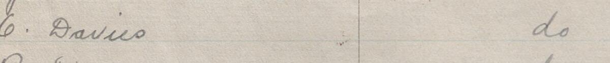 Image of E Davies's signature and address in the petition