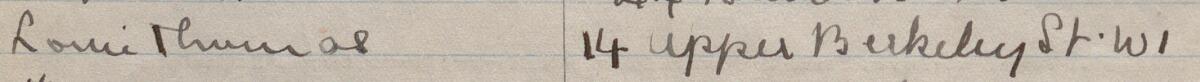 Image of Louie Thomas's signature and address in the petition