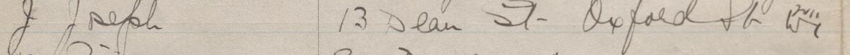 Image of J Joseph's signature and address in the petition