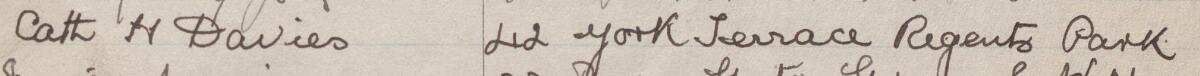 Image of Cath H Davies's signature and address in the petition
