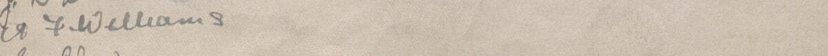 Image of A F Williams @'s signature and address in the petition