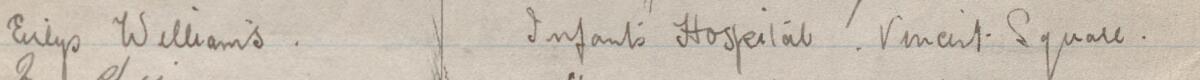 Image of Eirlys Williams's signature and address in the petition