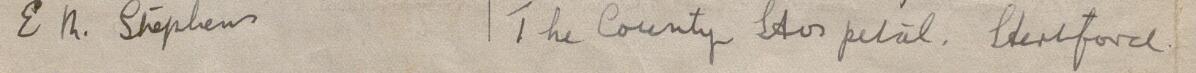 Image of E R Stephens's signature and address in the petition