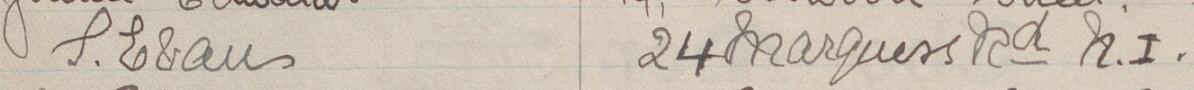 Image of 's signature and address in the petition