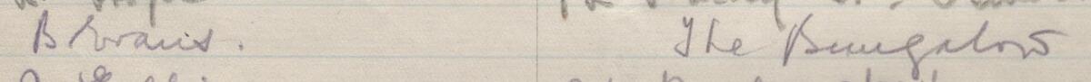 Image of B. Evans's signature and address in the petition