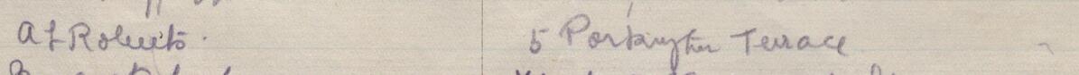 Image of A. L. Roberts's signature and address in the petition
