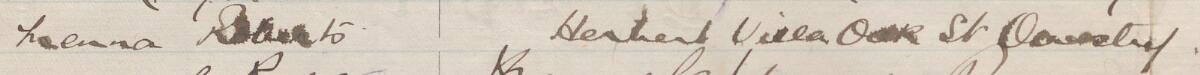 Image of Lenna Roberts's signature and address in the petition