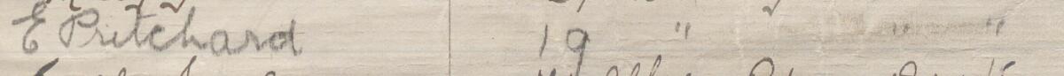Image of E Pritchard's signature and address in the petition