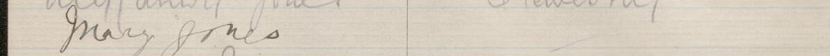 Image of Mary Jones @'s signature and address in the petition