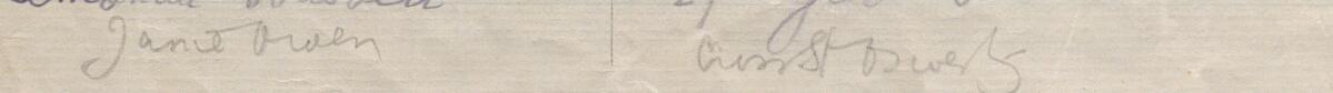 Image of Janie Maen's signature and address in the petition