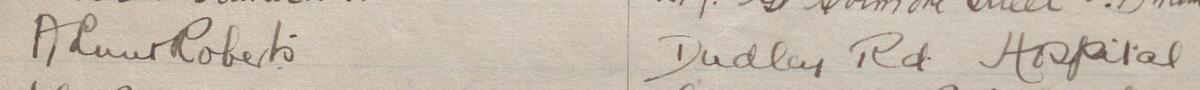 Image of A Lunt Roberts's signature and address in the petition