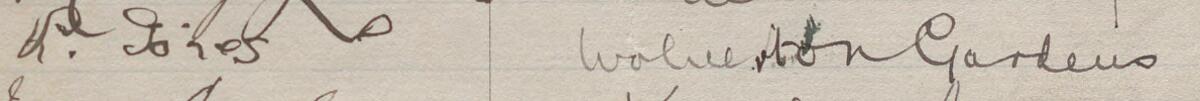 Image of L Jones's signature and address in the petition
