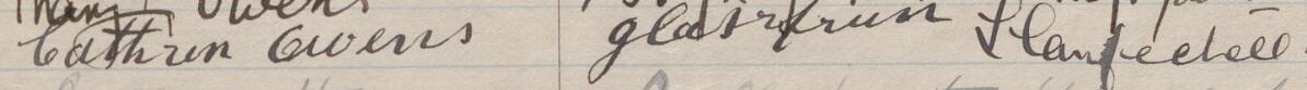 Delwedd o lofnod Mark a'i gyfeiriad ar y ddeiseb