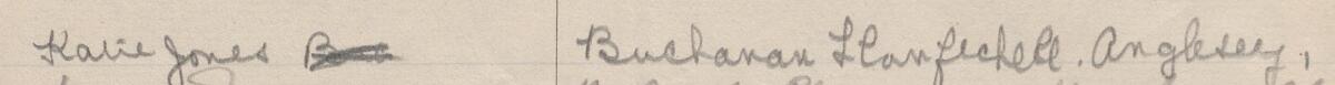 Image of Katie Jones's signature and address in the petition