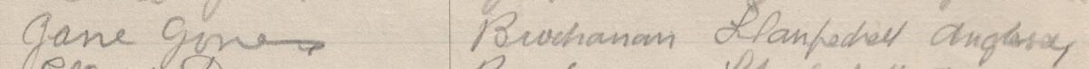 Image of Jane Jones's signature and address in the petition