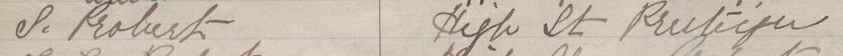 Image of S. Roberts's signature and address in the petition