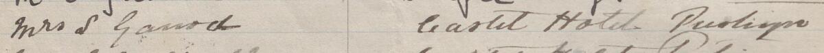 Image of Mrs S Ganod's signature and address in the petition