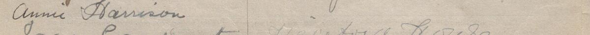 Image of Annie Harrison @'s signature and address in the petition
