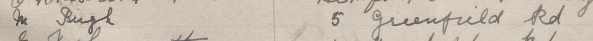 Image of M Pugh's signature and address in the petition
