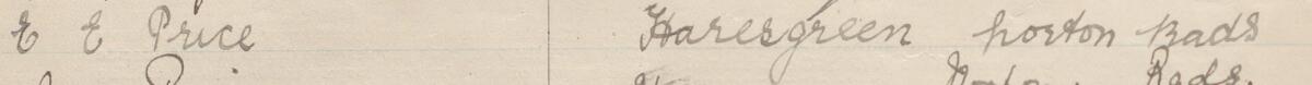 Image of E E Price's signature and address in the petition