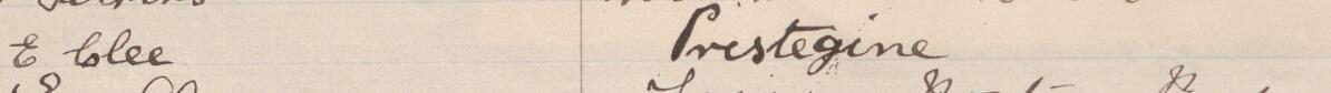 Image of E Clee's signature and address in the petition