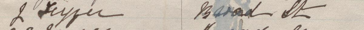 Image of J Fryzer's signature and address in the petition