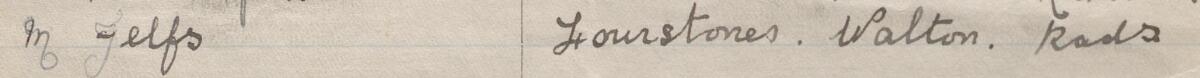 Image of M Gelfs's signature and address in the petition