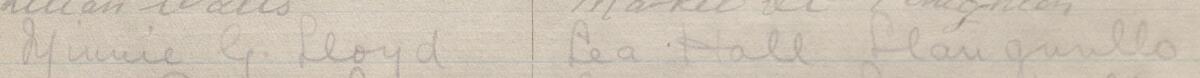 Image of Minnie G Watts's signature and address in the petition