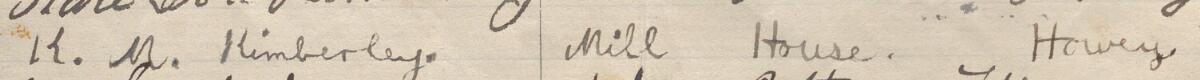 Image of K. M. Kimberley's signature and address in the petition