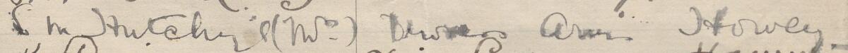 Image of Mrs L. M. Hutchings's signature and address in the petition