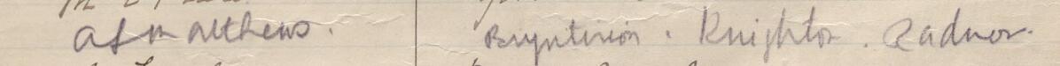 Image of A S Mathews's signature and address in the petition