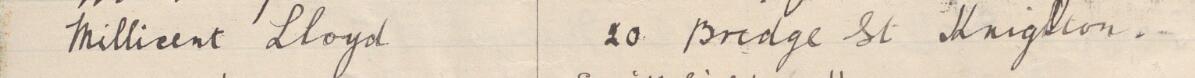 Delwedd o lofnod Mark a'i gyfeiriad ar y ddeiseb