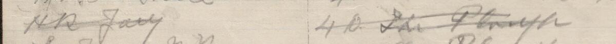 Image of H R Jay's signature and address in the petition