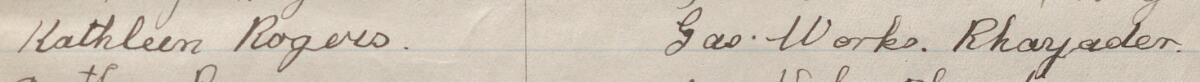 Image of Kathleen Rogers's signature and address in the petition