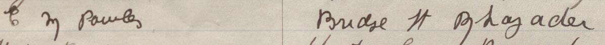 Image of C. M. Rowley's signature and address in the petition