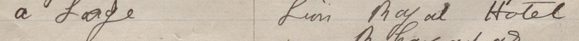 Image of A. Large's signature and address in the petition