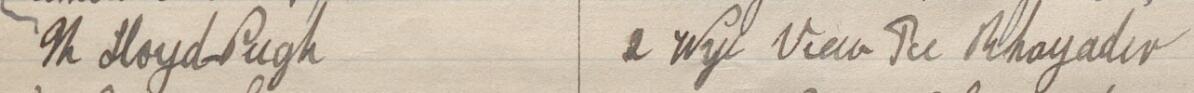 Image of M Lloyd-Pugh's signature and address in the petition