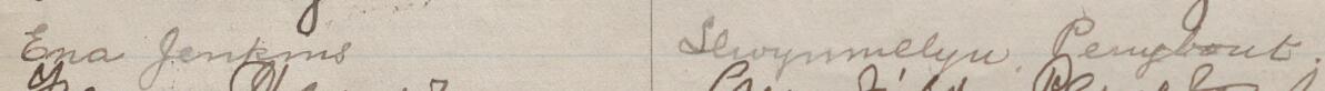 Image of Ena Jenkins's signature and address in the petition