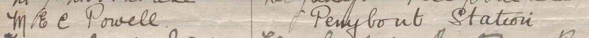 Delwedd o lofnod Mark a'i gyfeiriad ar y ddeiseb