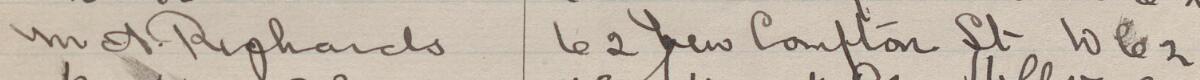 Image of M A Richards's signature and address in the petition