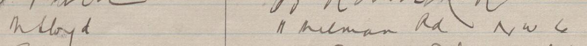 Image of N Lloyd's signature and address in the petition